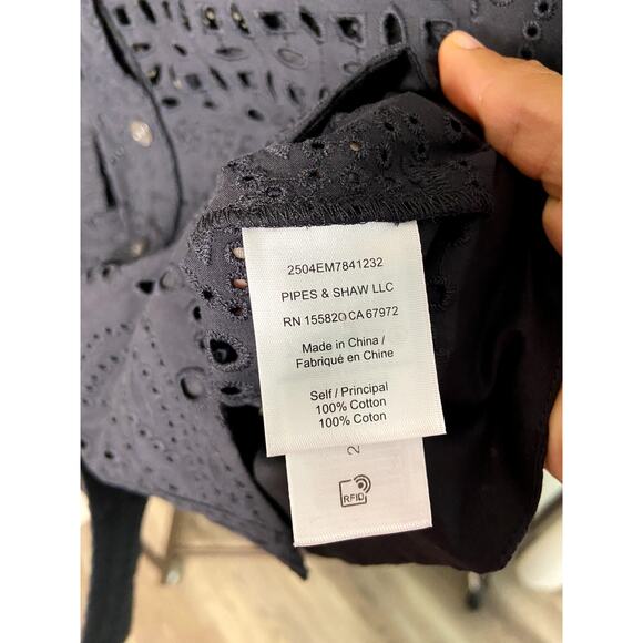 Veronica Beard Set - Spruce Top and Fabian Eyelet Shorts size 4 - Picture 6 of 10